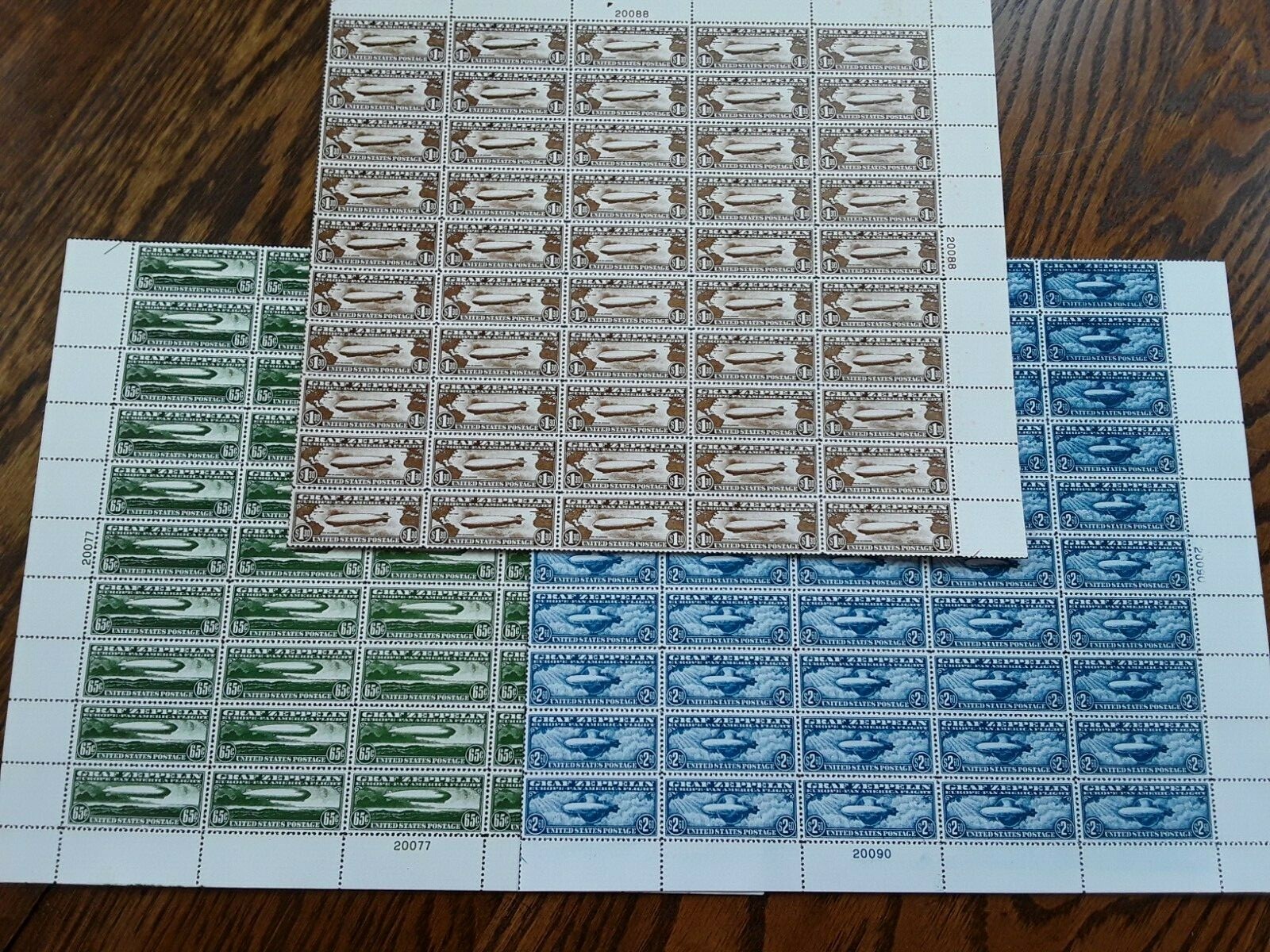 Graf Zeppelin Full Sheets C13-15 Reproductions At an Affordable Price