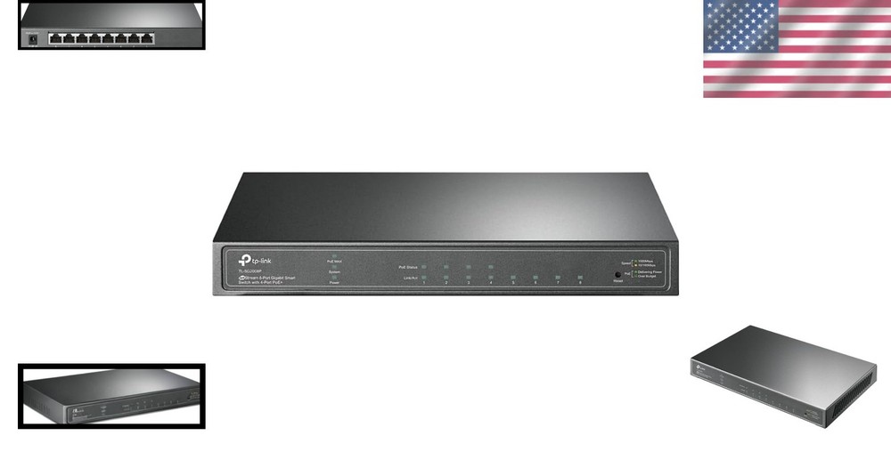 Jetstream 8-Port Smart PoE Switch with Omada SDN - Enhanced Network Security