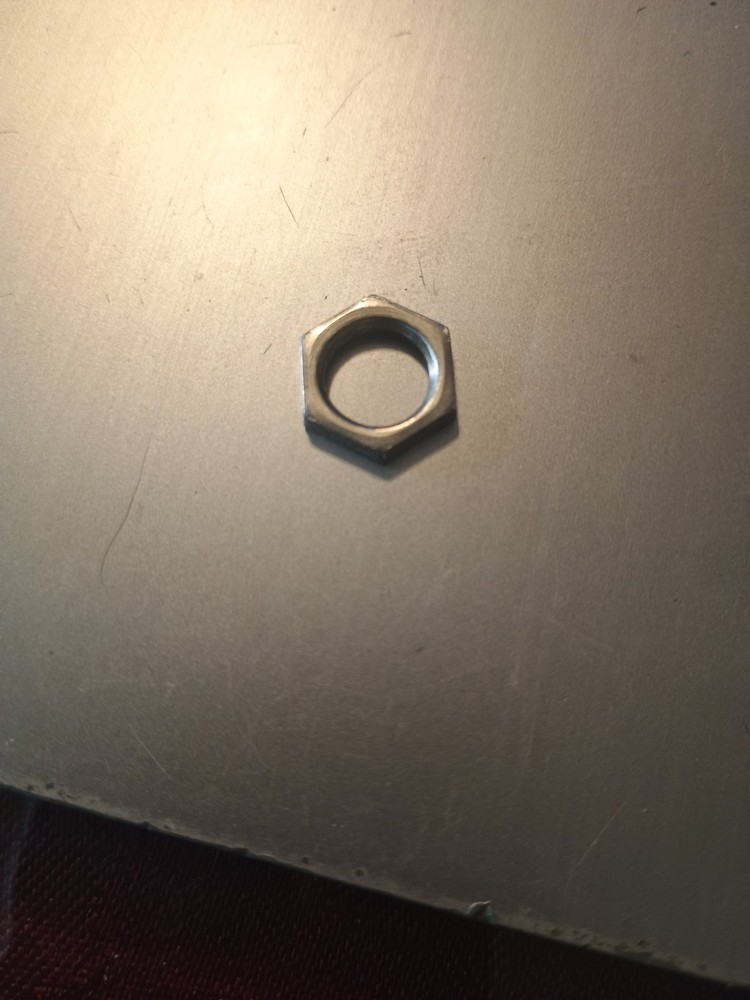 (1) SLINGERLAND ZOOMATIC SNARE DRUM STRAINER SHELL MOUNTING HEX NUT-MINT!