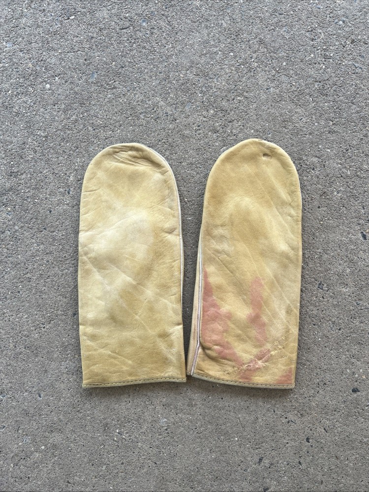 WW2 US Military Leather Mittens Set Acme 1945 (AA378
