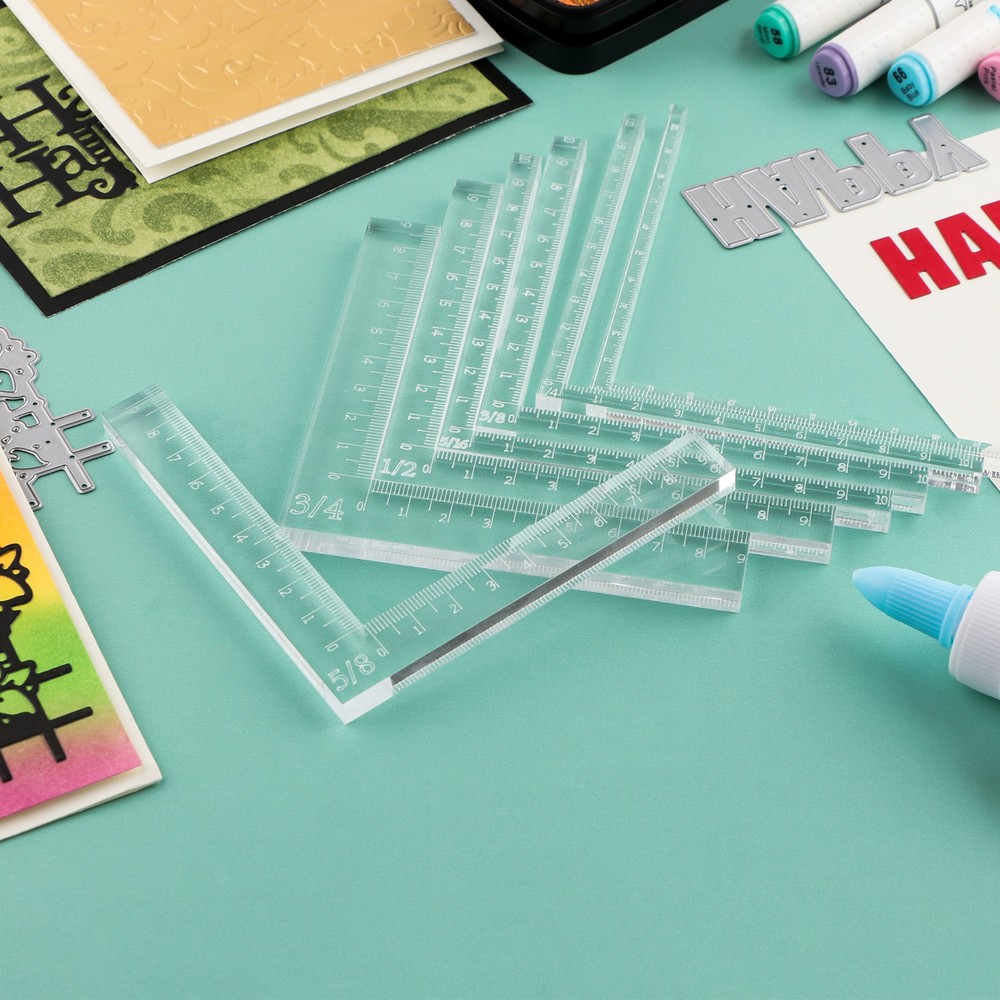 7 Pcs/set Creative Positioning Tools Card Corners Helpers Scrapbooking Tools