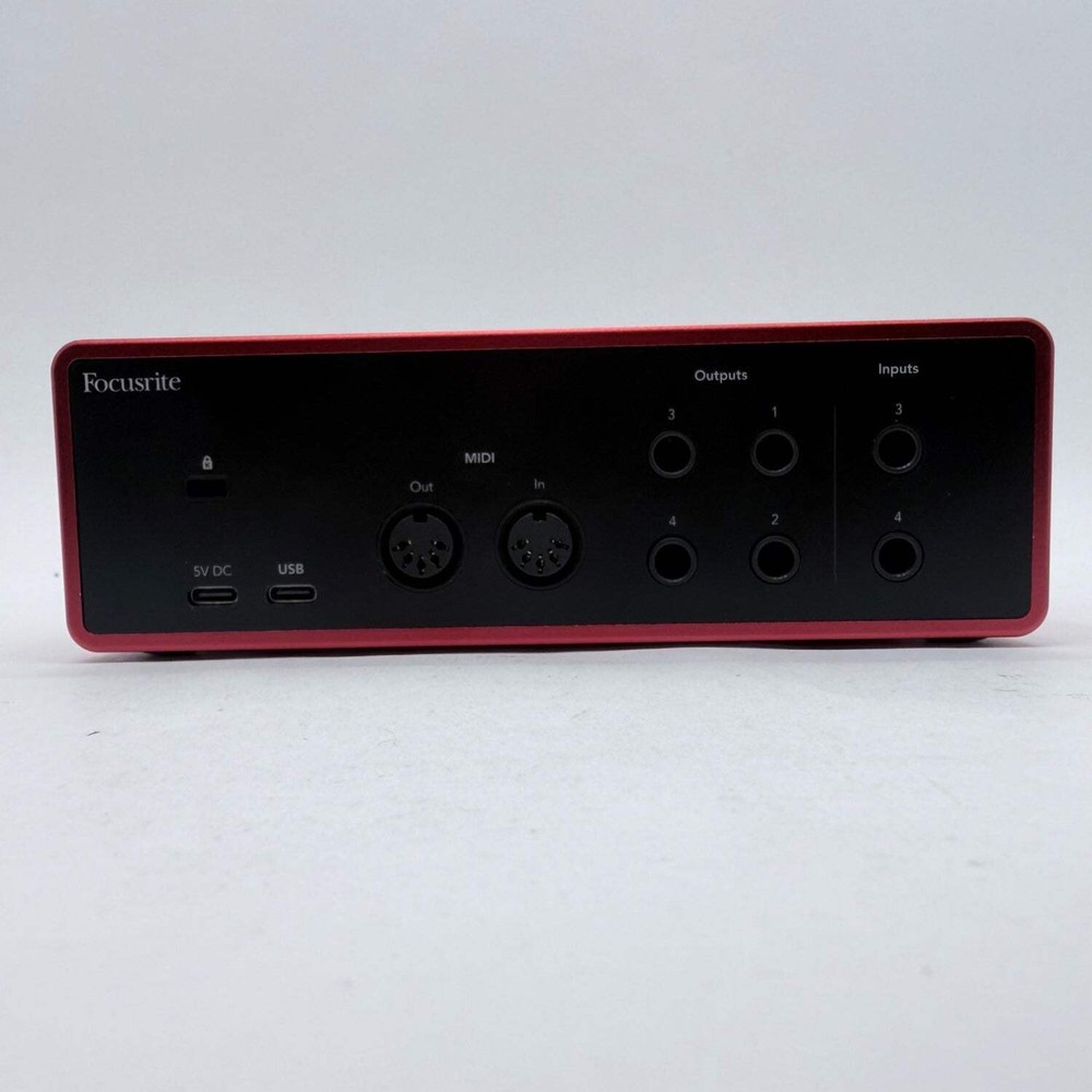 Focusrite Scarlett 4i4 4th Gen USB Audio Interface