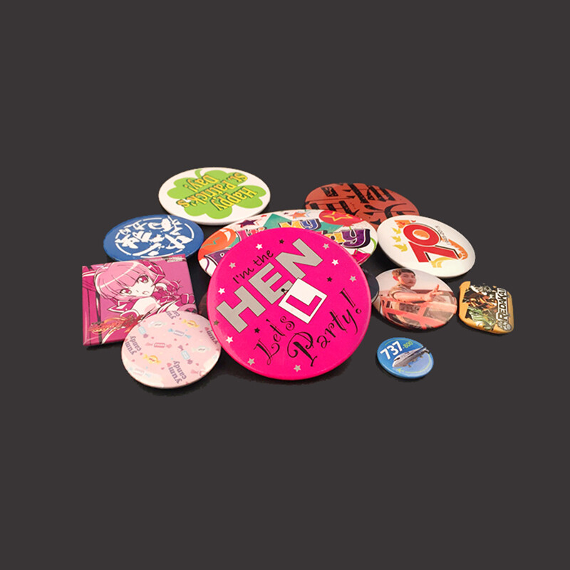 100-Pack 32mm Button Making Supplies – Compatible with Standard Button Machines