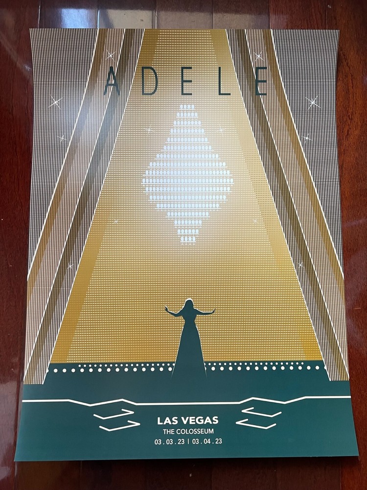 Weekends with Adele Las Vegas Caesars Poster March 3rd & 4th  2023