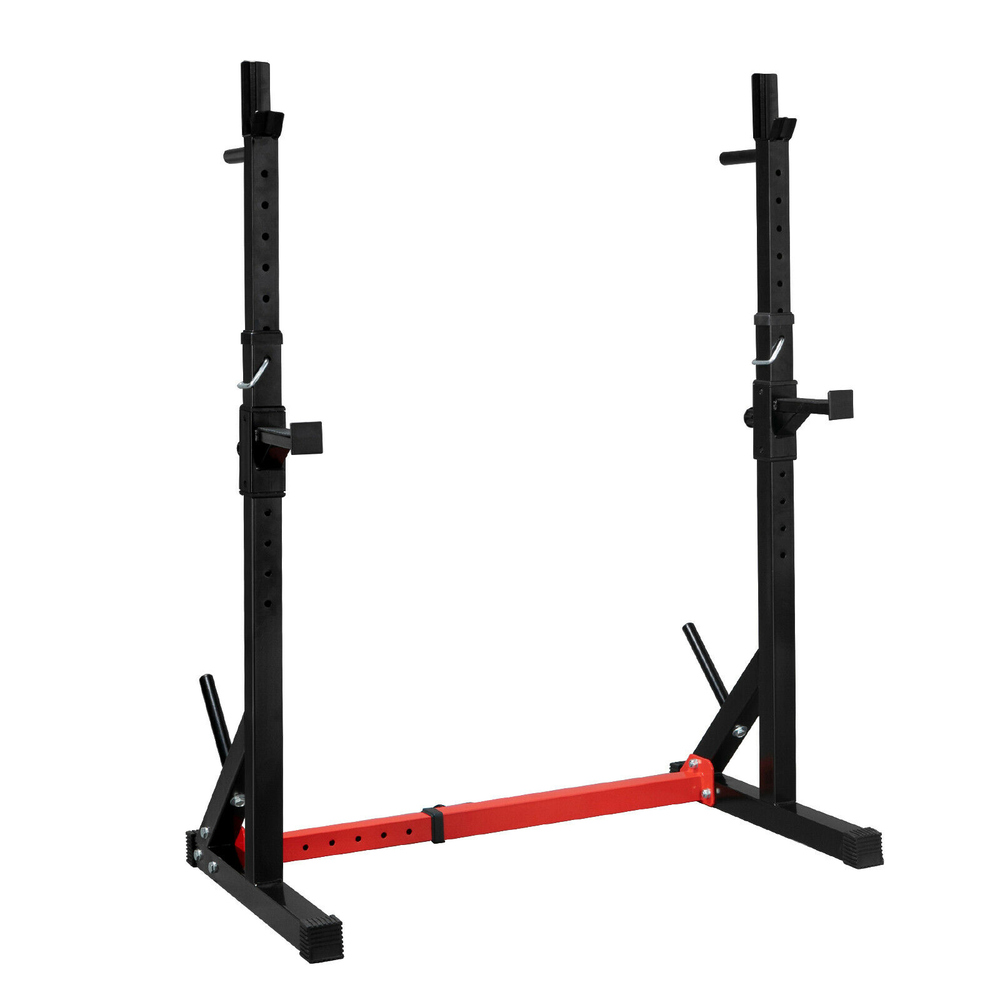 Multi-function Home Fitness Adjustable Barbell Stand Squat Bench Press Trainer