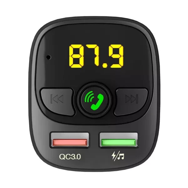 Just Wireless Bluetooth FM Transmitter - Black