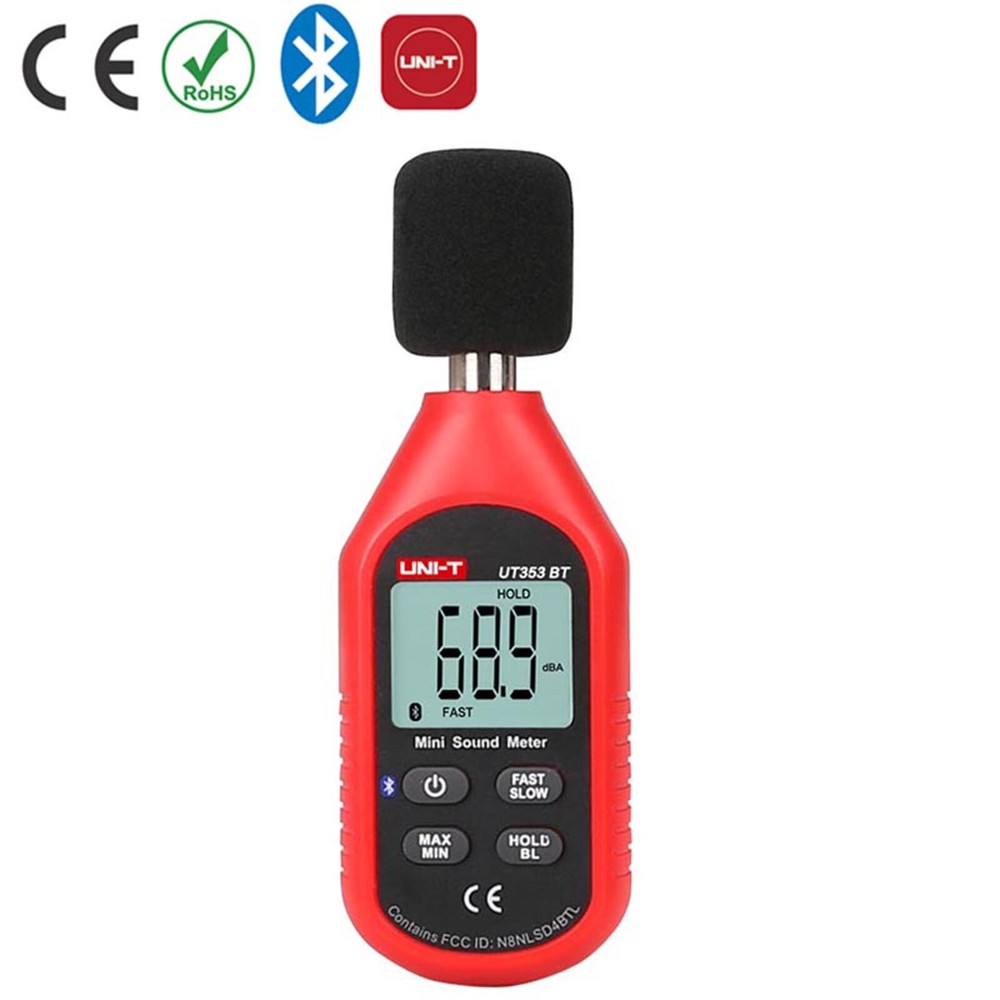 UNI-T UT353-BT Mini Sound Level Meter Adjustable Sampling RateLCD Backlight✦Kd