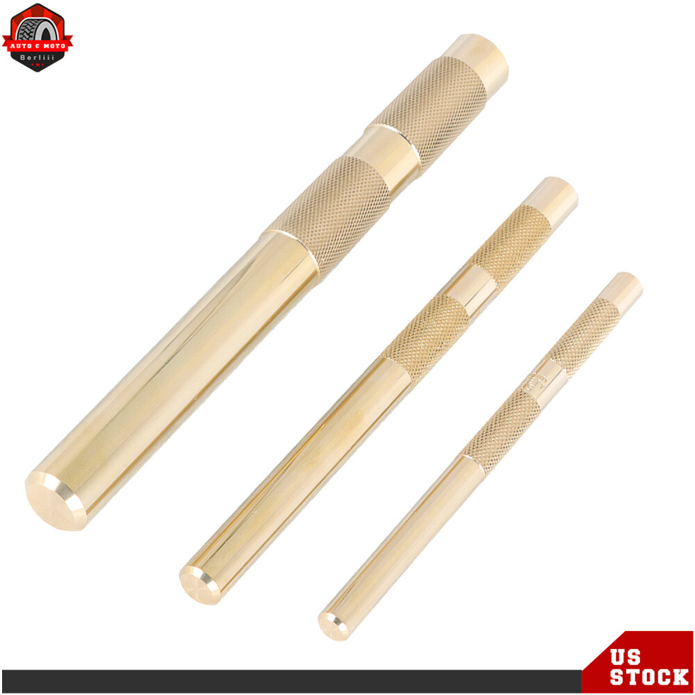3PCS Brass Drift Punch Set 3/8" to 3/4" Replace for 61360