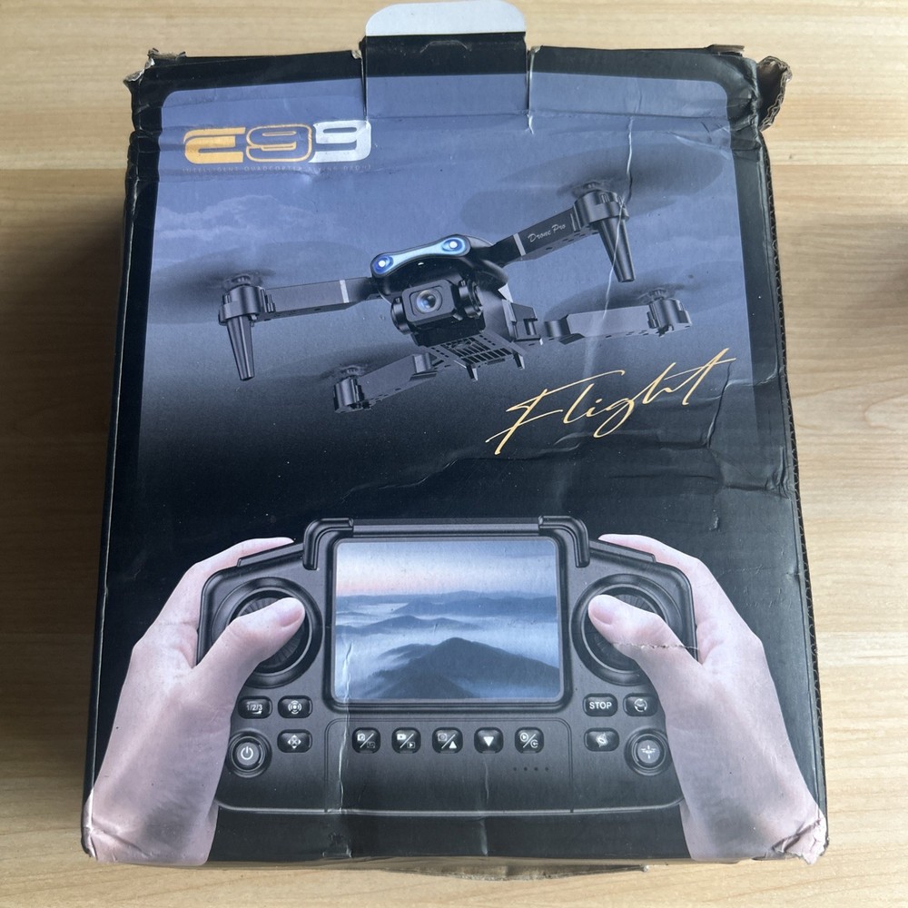 E88 Drone with Built-In Screen Control, Camera RC Drone with HD Display