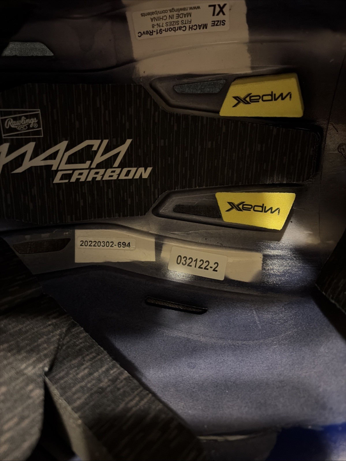 Rare Chicago Cubs New Batting Helmet XL LG Mach Carbon Impax 2022-23