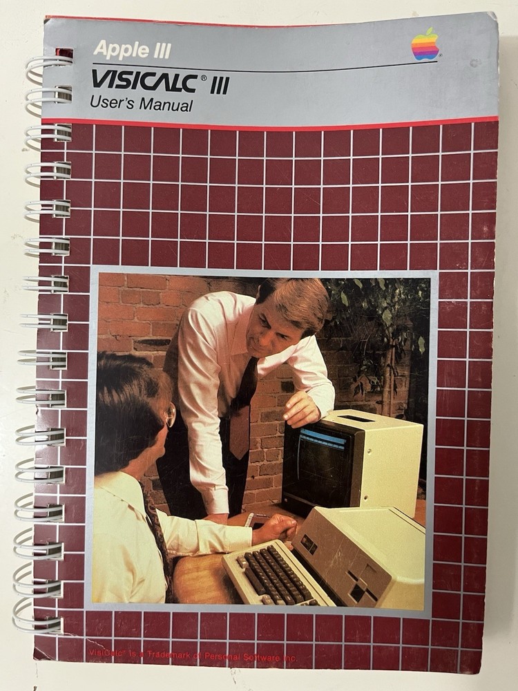 Vintage 1981 Apple III Visicalc III User’s Manual