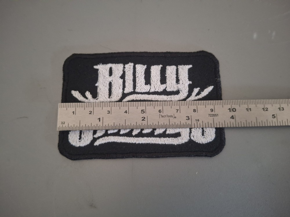 Black And White Billy Strings Band Patch