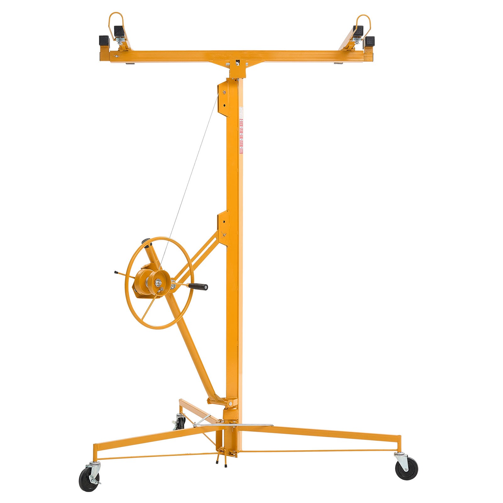 Uimoso 16Ft Drywall Lifter Sheetrock Hoist Lift Adjustable arm & Lockable Wheels