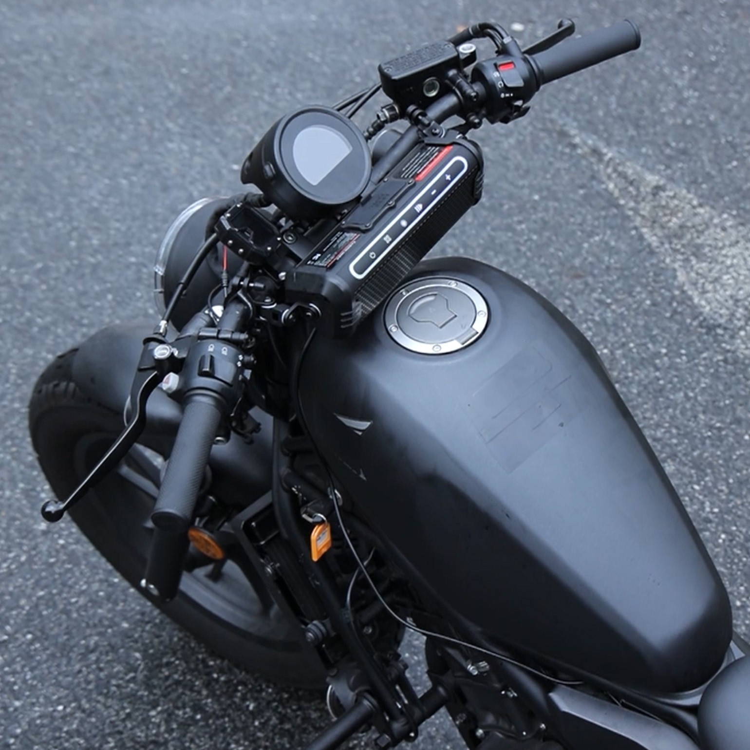 Motorcycle Soundbar Bluetooth Stereo Speakers Audio System w/ RGB Light ATV UTV