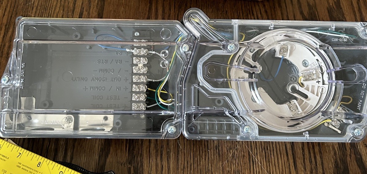 SYSTEM SENSOR Intelligent Non-Relay Duct Smoke Detector DNR Housing (NO HEAD)