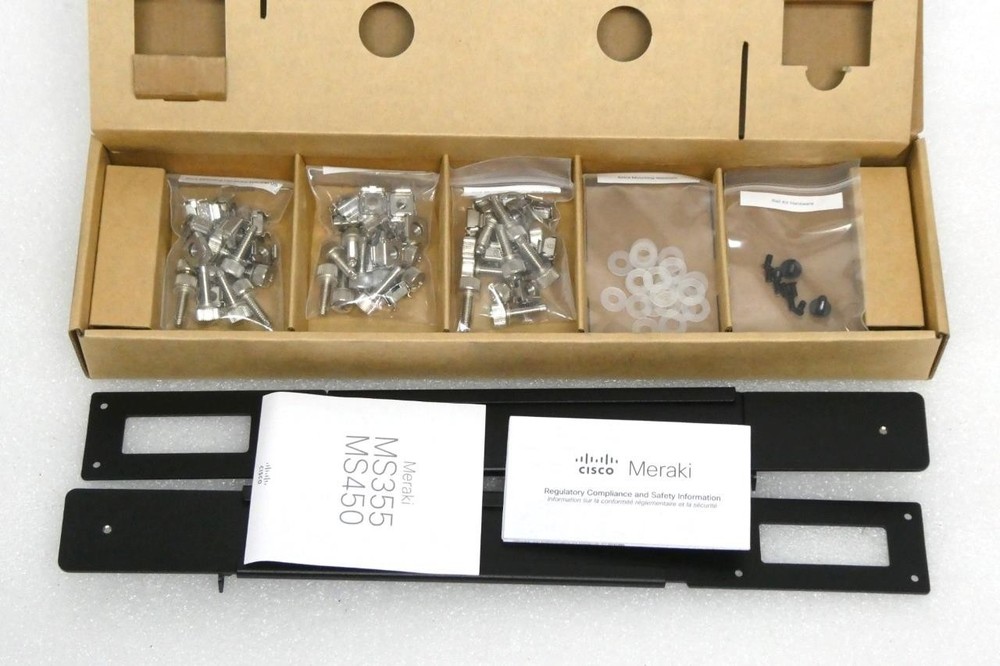 New Cisco Meraki MS355 MS450 Post Rack Mount Rail Kit