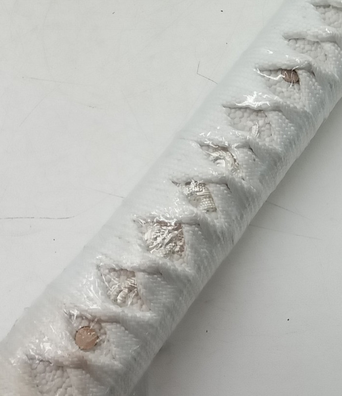 White Samurai Japanese Sword Hand Forged Light Rust