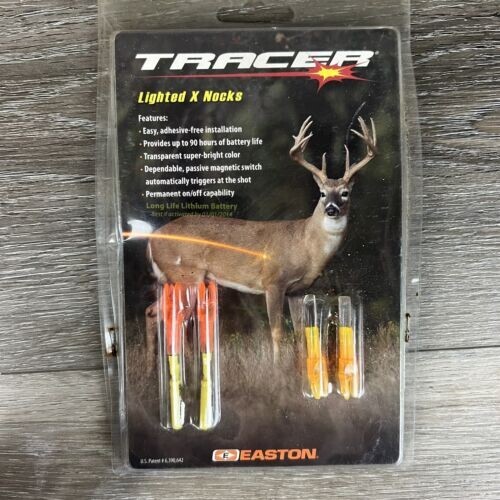 Easton Tracer Illuminated H Nock ORANGE 2 PACK