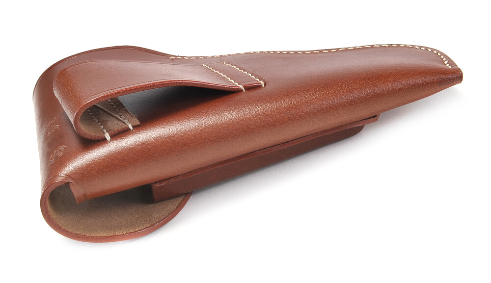 German WW2 CZ 27 Holster Dated 1942 Brown Leather