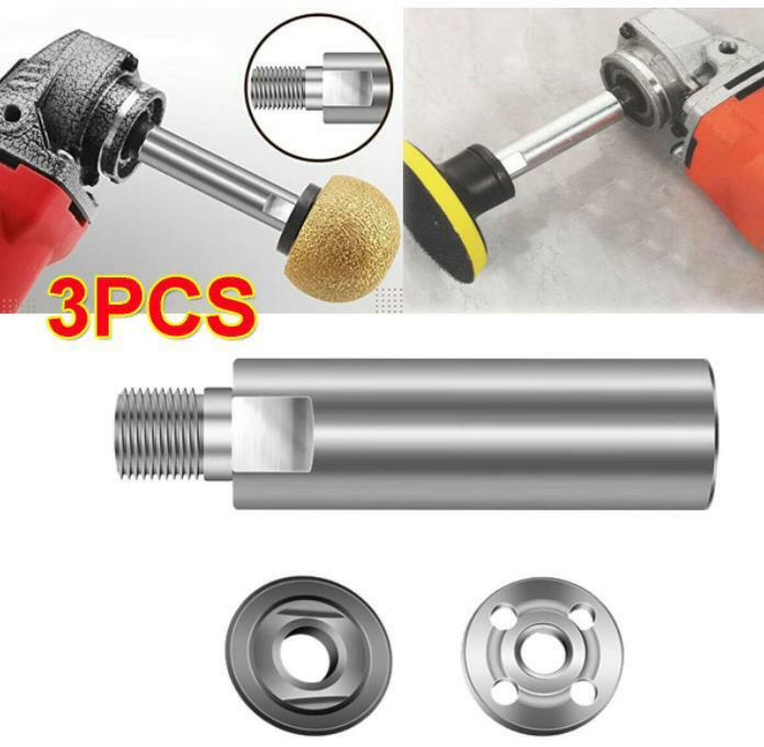 M10 80mm Thread Adapter For Polishing Pad Angle Grinder Extension Connecting Rod