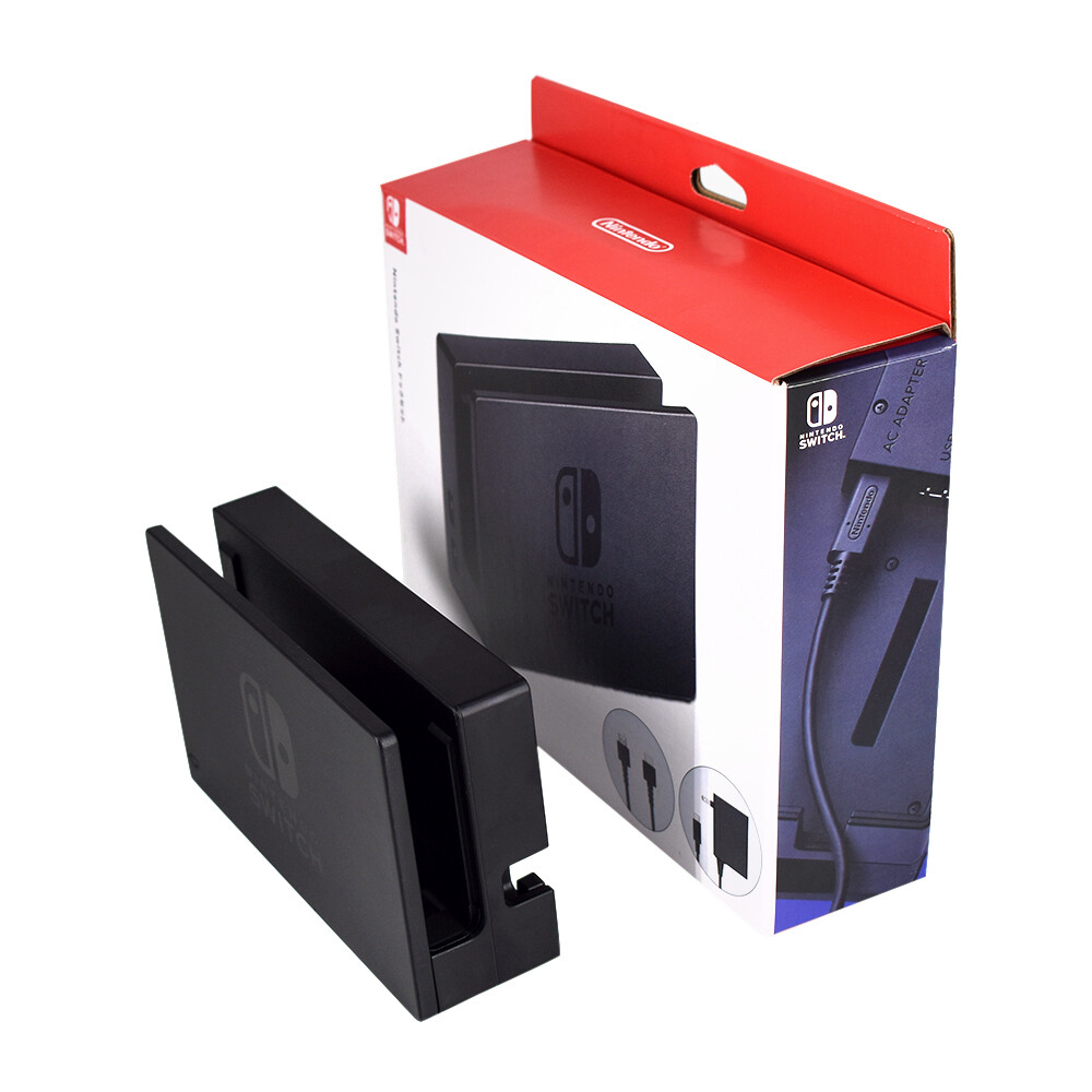 Original Nintendo Switch Charging Dock + AC Adapter Power Cable + HDMI CABLE Set