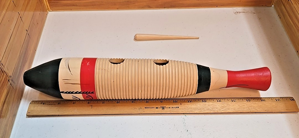 Latin Percussion Fish Style Guiro; 16"