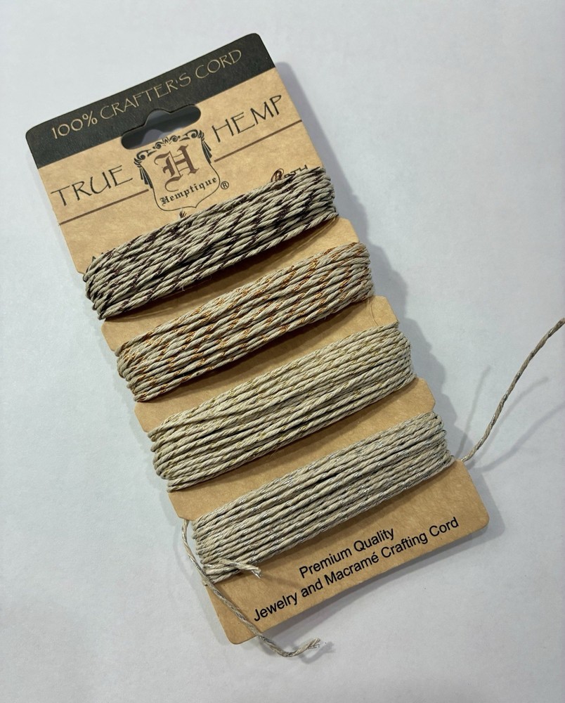 Hemp Cord lot - 4 Colors