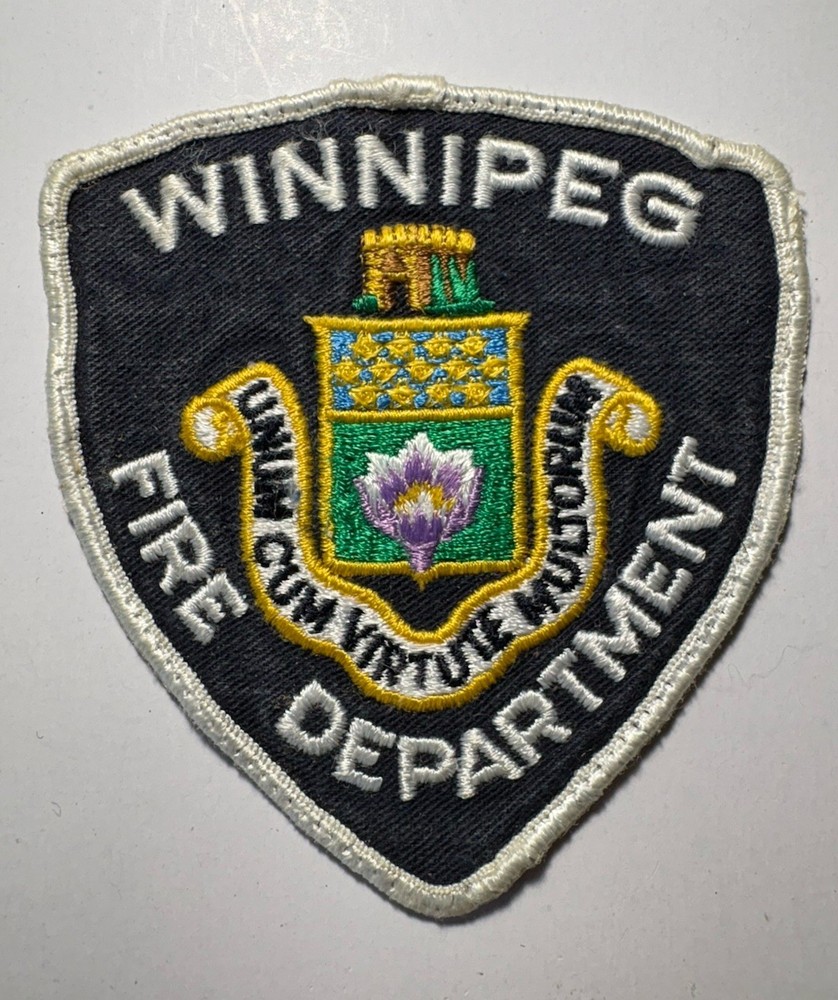 Winnipeg Fire Department Patch ~ Canada