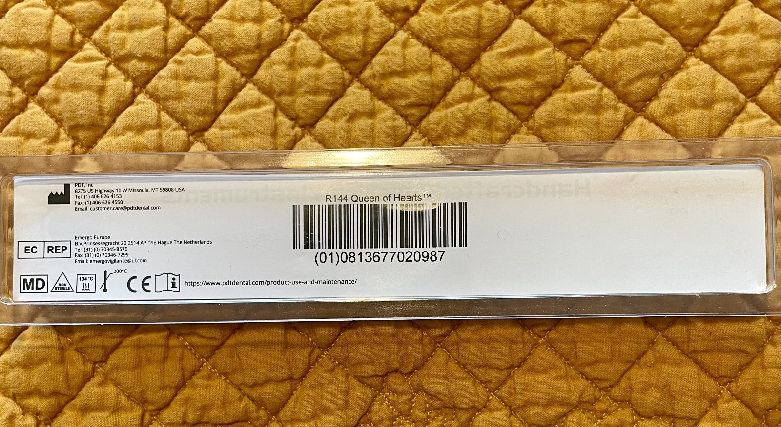 NEW PDT R144 Queen of Hearts Double End Periodontal Finishing Currette