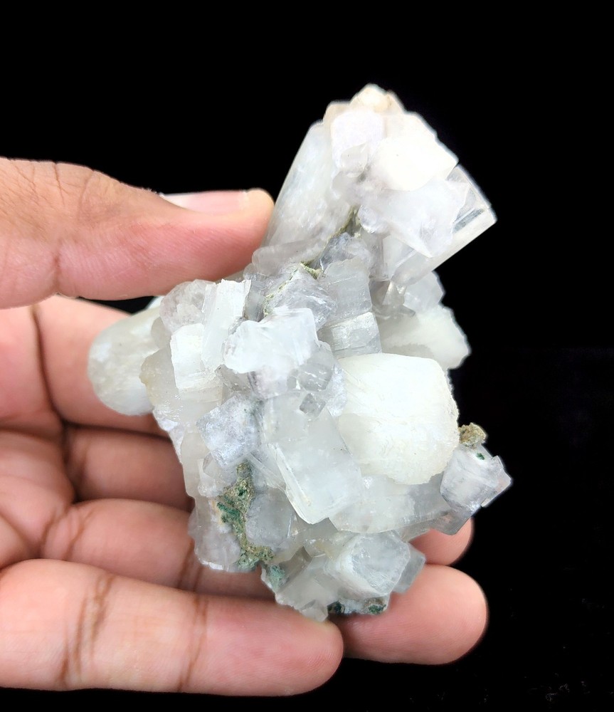 Natural Shiny Apophyllite with Stilbite Minerals #104