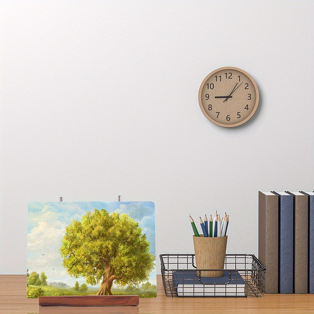 1box Rectangle Oak Display Stands Jewelry Display Stand Kit with 304 Stainless