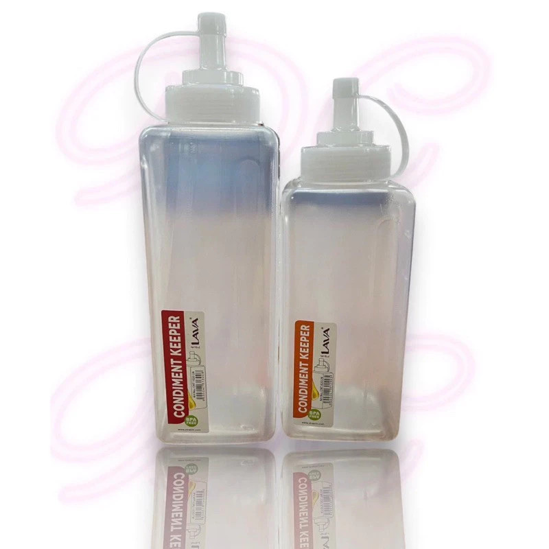 LAVA 820ml Regular Square Sauce Squeeze Condiment Bottle Tube