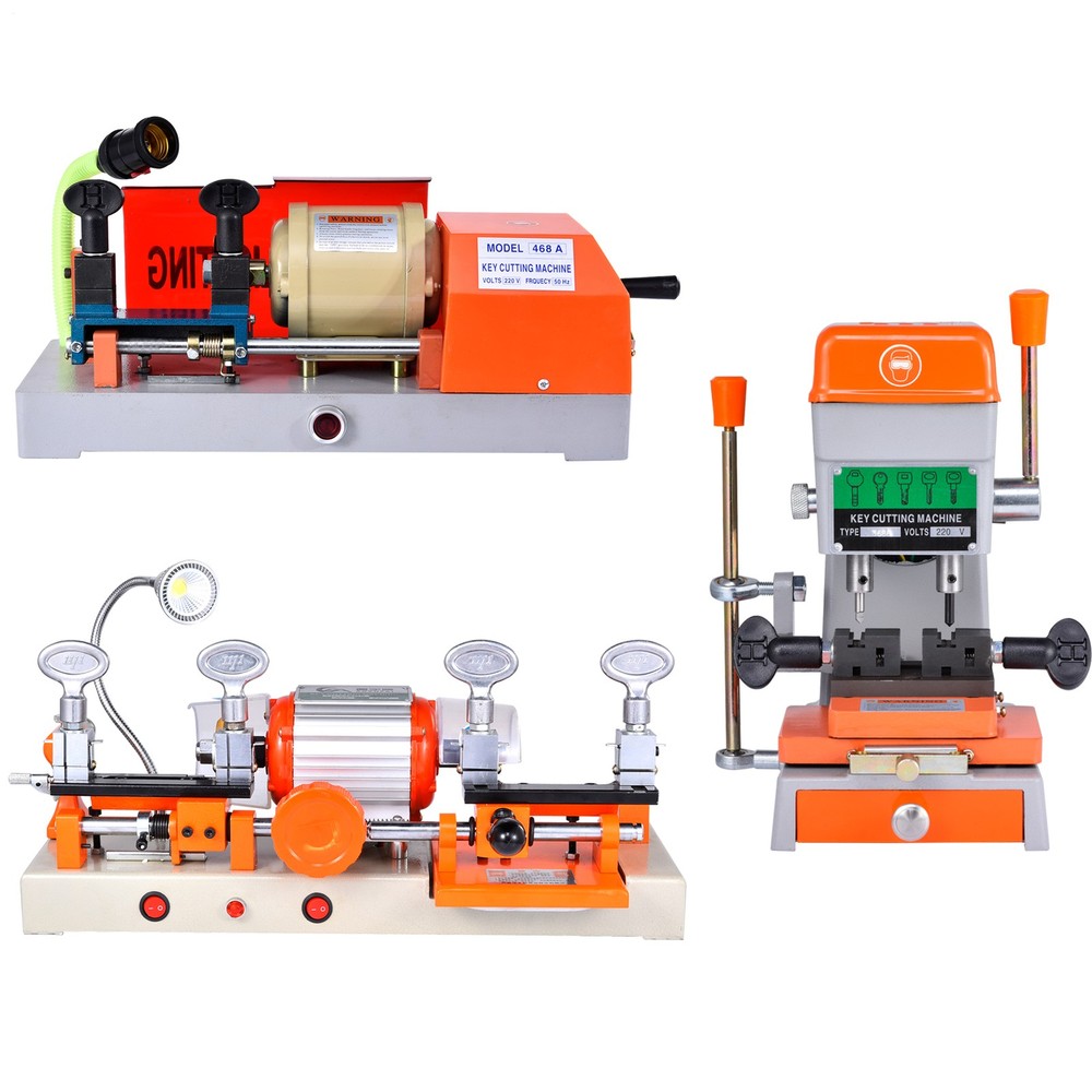 Key Duplicator Machine Vertical Key Cutting Machine for House Door Car 110V