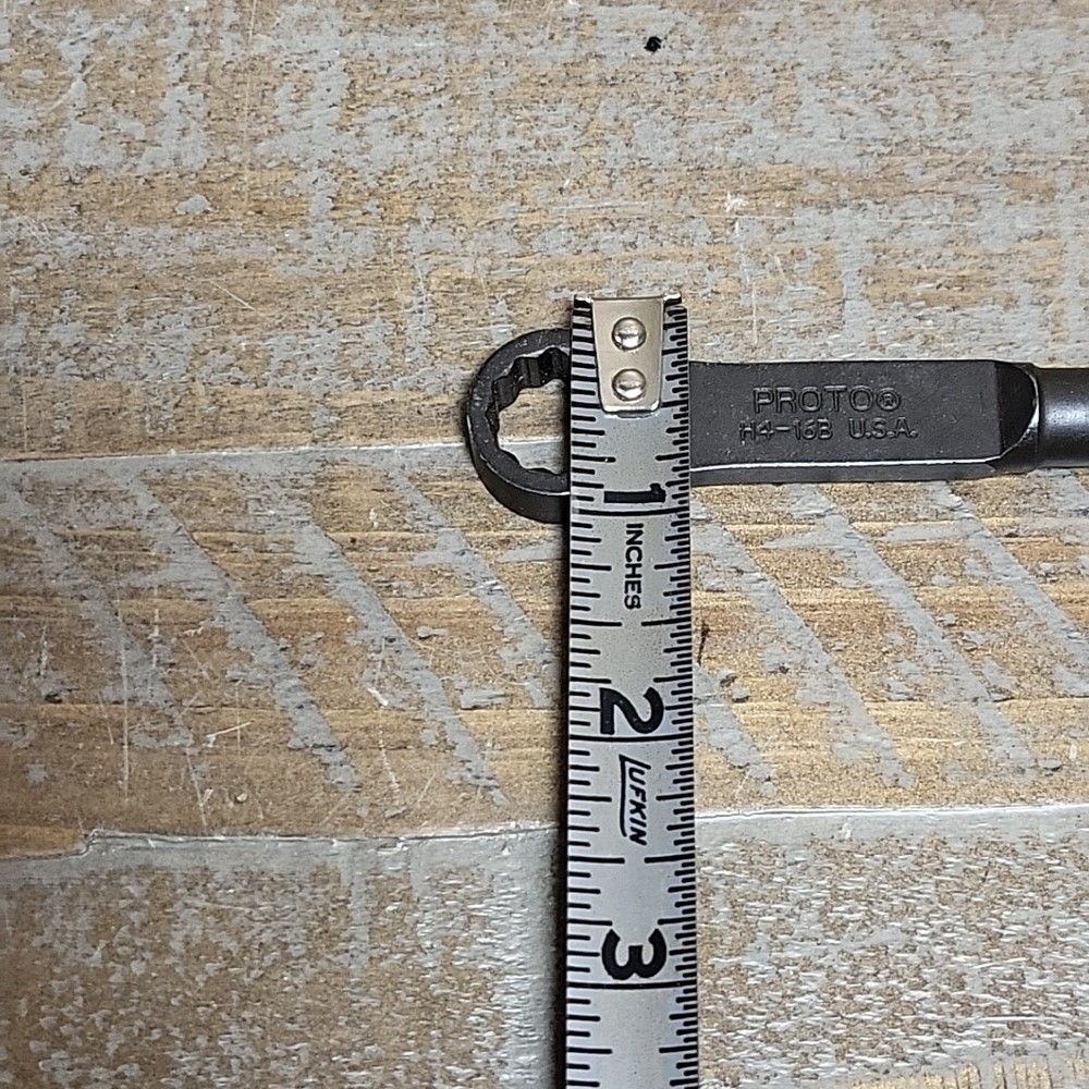 Proto 1/2" Box End Torque Wrench Attachment H4-16B