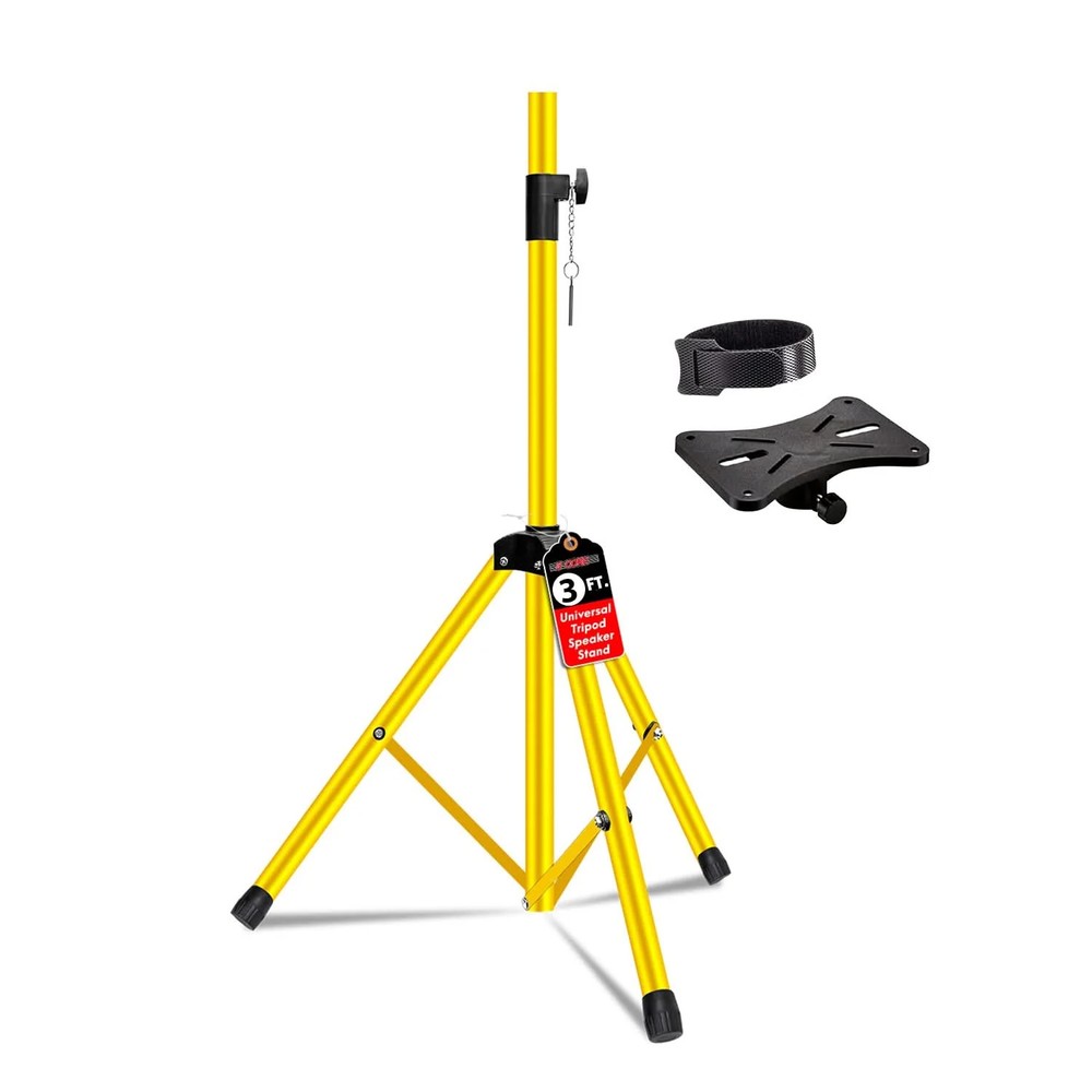 5Core Speaker Stand Tripod Heavy Duty Adjustable 36" Universal PA DJ Mount