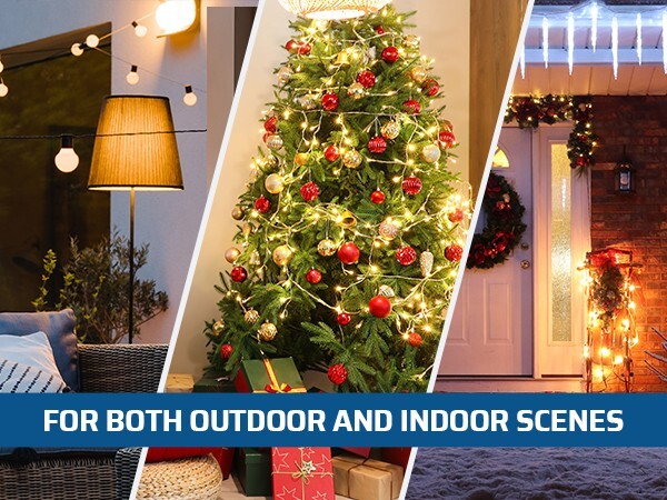 DEWENWILS Outdoor Extension Cord 15 FT, 3 Prong Indoor Outdoor 16/3 SJTW, 1 Pack