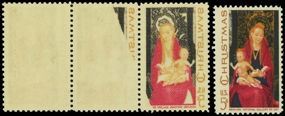 1336, Mint NH 5¢ Reverse Printing Under Gum EFO Error * Stuart Katz