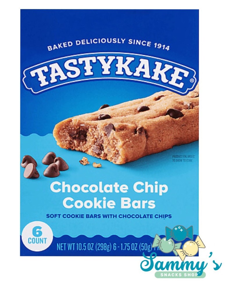 Tastykake Chocolate Chip Cookie Bars Box