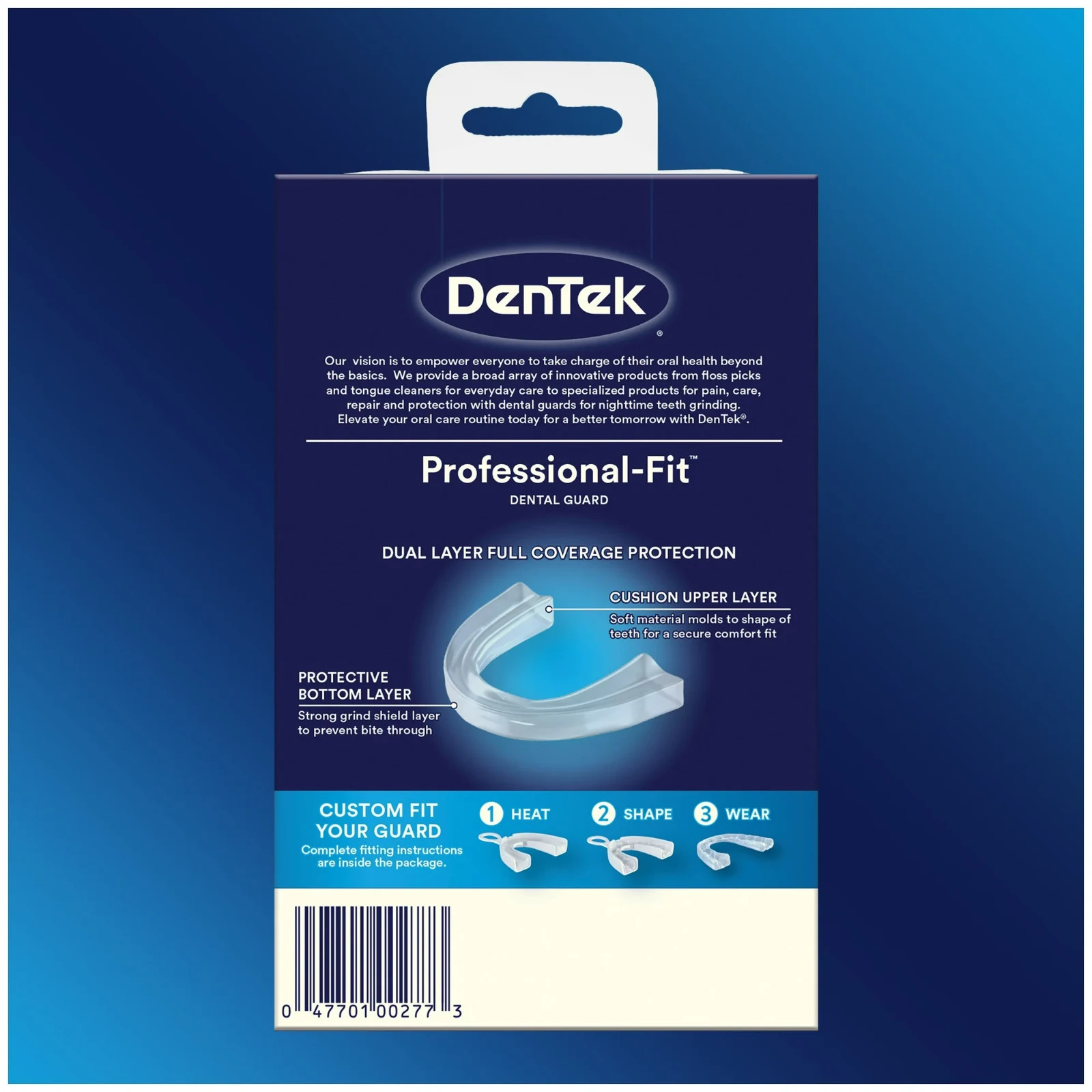 DenTek Professional-Fit Dental Guard, Custom Fit w/ Maximum Protection