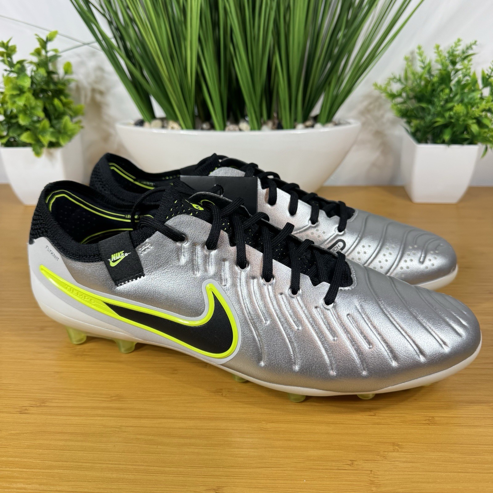 Nike Tiempo Legend 10 Elite AG Pro NBY Mens Soccer Cleats HF4378-002 Size 9. 5