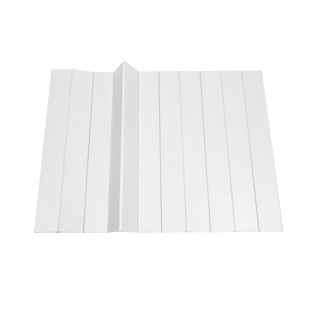 Modern Folding Bathtub Cover Rectangular Insulation Dust Cover White Bath Lid