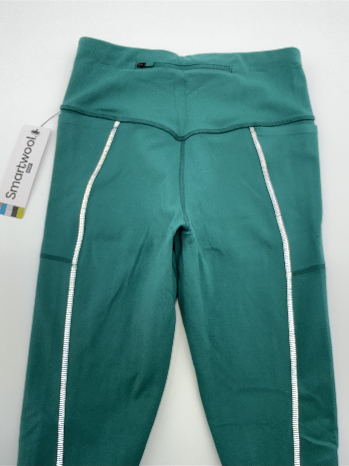 $120 Smartwool Women’s Run Leggings Pants - Emerald Green- Small - New Tags