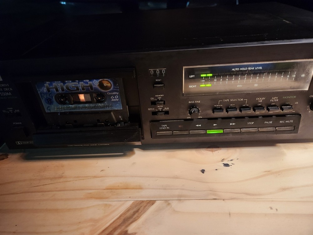 🔥 Rare Sansui D-550M Cassette Deck. Tested Working 💪 🔥