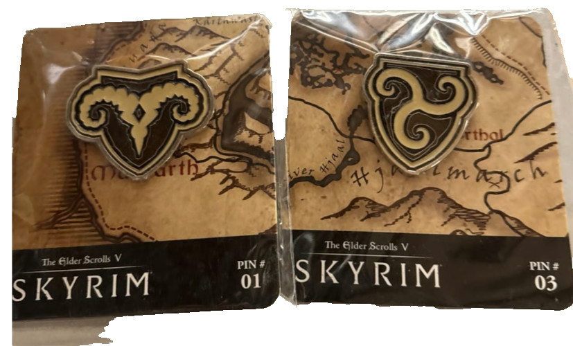Skyrim pin set 2 pack makarth #1 # 3