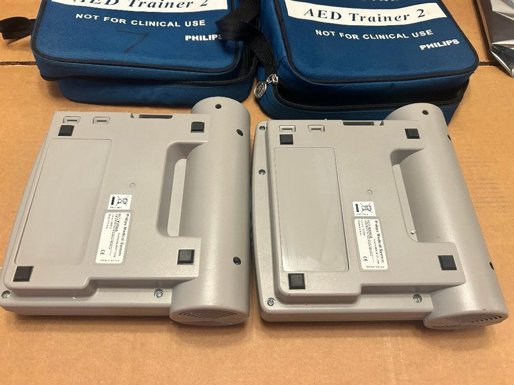 Qty. 2 Heartstart Philips AED Trainer READ