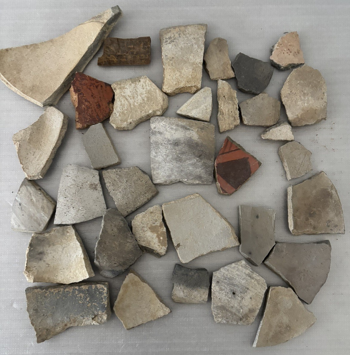 30+ Ancient Anasazi Native American Pottery Shards Arizona L8-D FREE SHIP