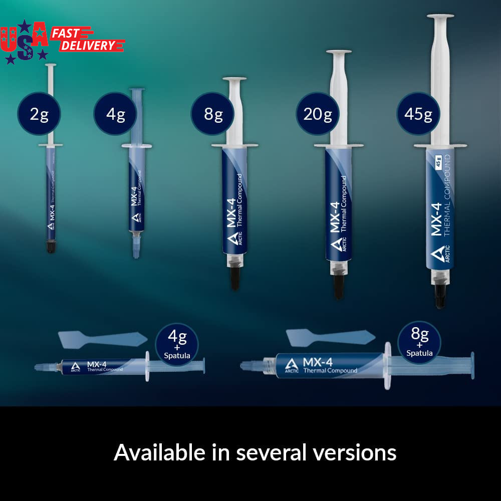 MX-4 (4 G) - Premium Performance Thermal Paste for All Processors (CPU, GPU - PC
