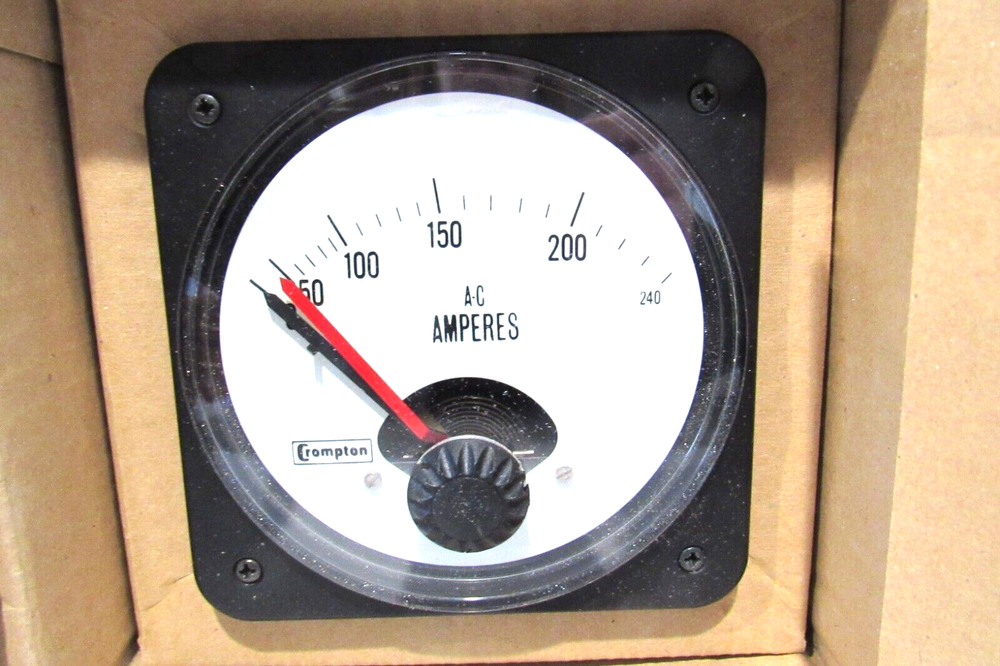 NEW CROMPTON 077-16EU-LSRL PANEL METER 07716EULSRL