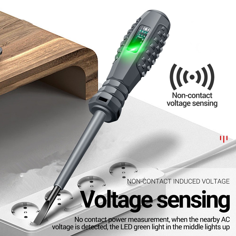 1* Multi-functional Electrician Screwdriver Pencil AC Test Pen Voltage Tester;
