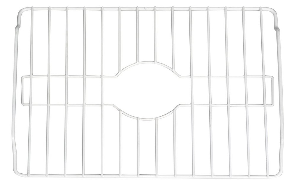 Sink Protectors for Kitchen Sink Bottom with White Coating Grate Insert Grid